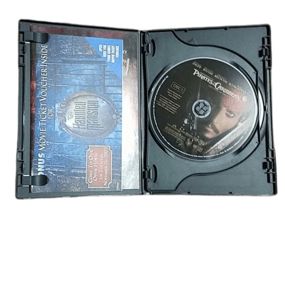 Pirates of the Caribbean The Curse Of The Black Pearl Movie DVD 2 Disc Set Depp - Picture 3 of 4